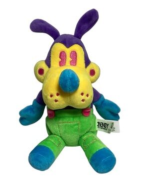 Bendy and the Ink Machine Blacklight Boris 10" Stuffed Animal Plush 2019